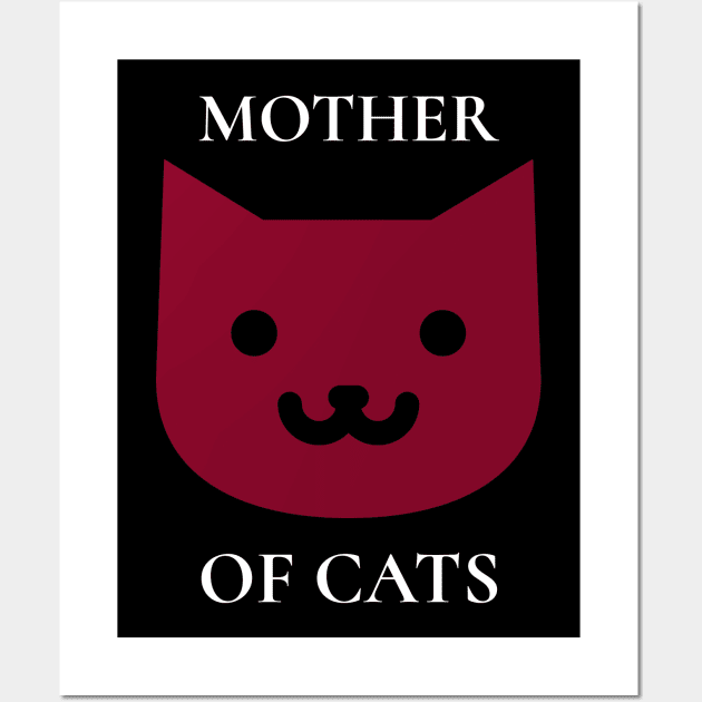 Cat Mom Wall Art by peaceupclothes